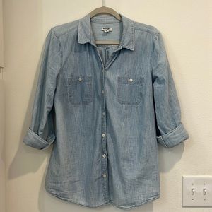 Old navy blue Jean button down